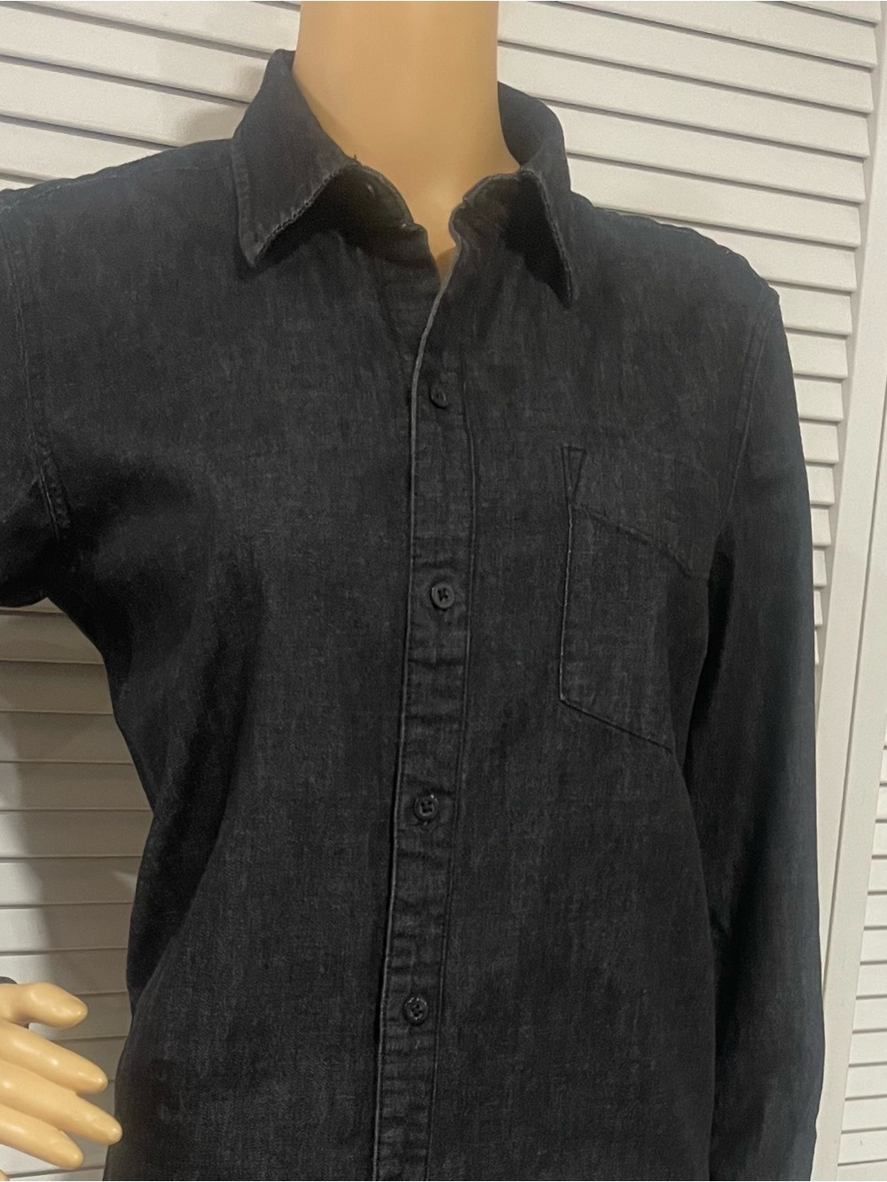 Ralph Lauren Black Denim Shirt Dress